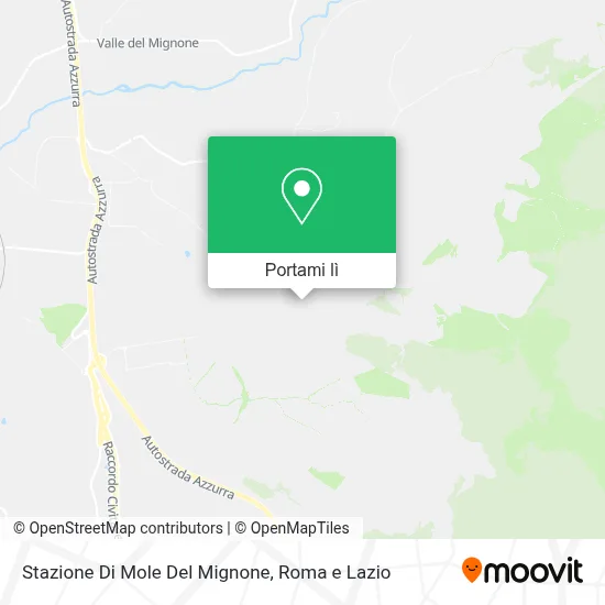 Mappa Stazione Di Mole Del Mignone