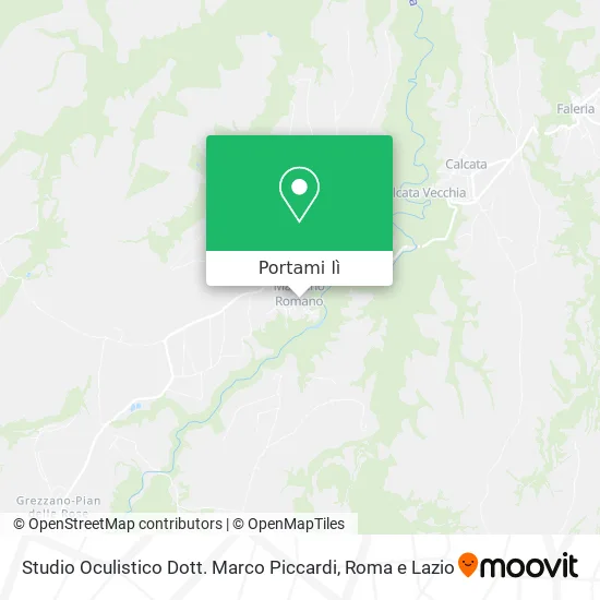 Mappa Studio Oculistico Dott. Marco Piccardi