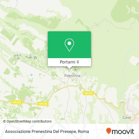 Mappa Associazione Prenestina Del Presepe