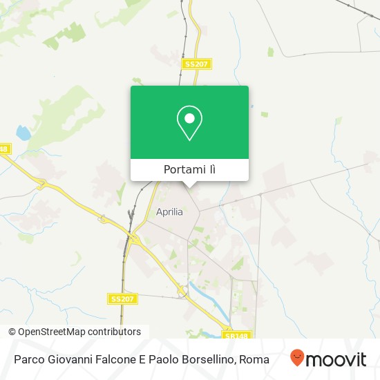 Mappa Parco Giovanni Falcone E Paolo Borsellino