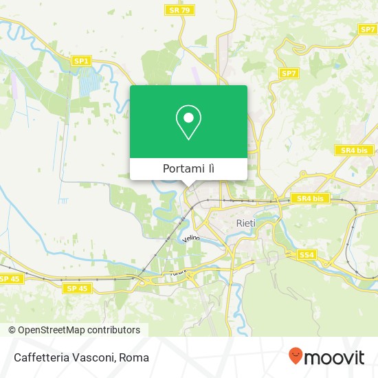 Mappa Caffetteria Vasconi