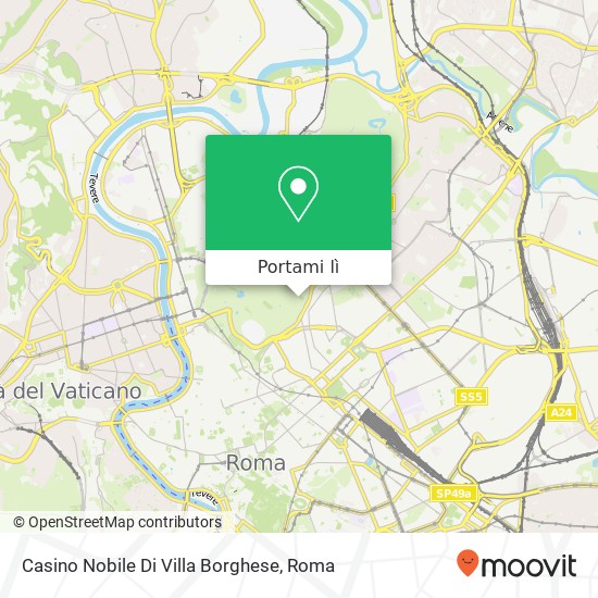 Mappa Casino Nobile Di Villa Borghese