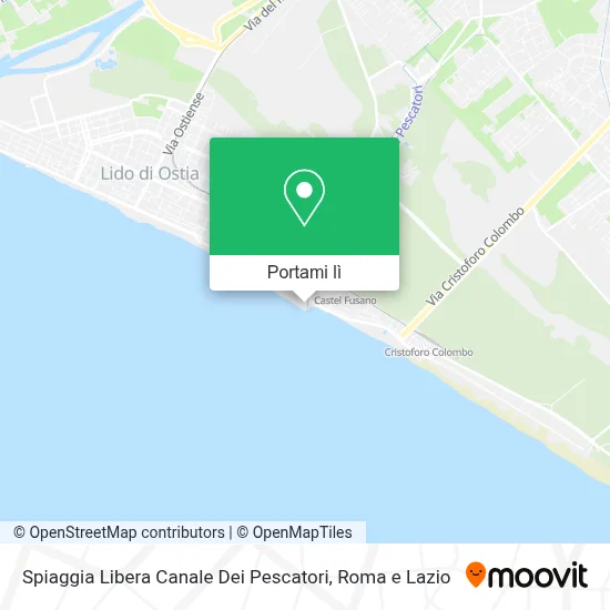 Mappa Spiaggia Libera Canale Dei Pescatori