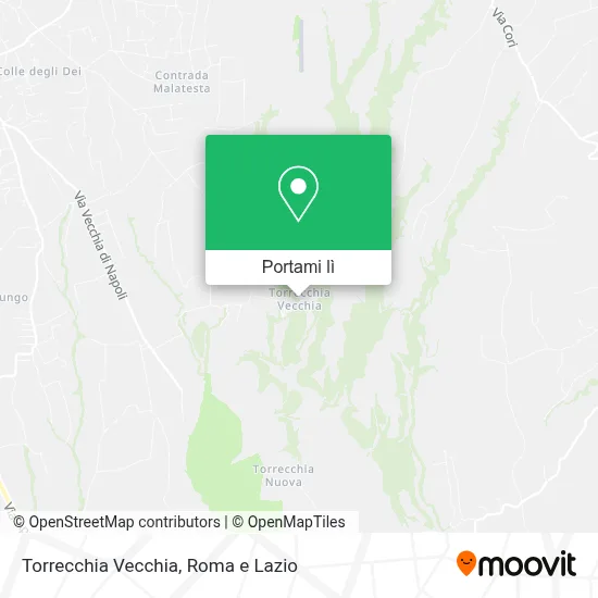 Mappa Torrecchia Vecchia