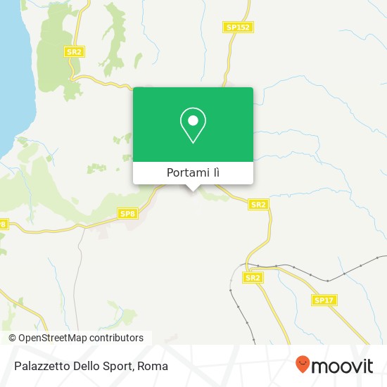 Mappa Palazzetto Dello Sport