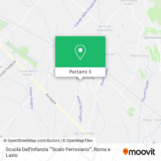 Mappa Scuola Dell'Infanzia ""Scalo Ferroviario""