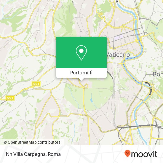 Mappa Nh Villa Carpegna