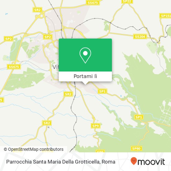 Mappa Parrocchia Santa Maria Della Grotticella