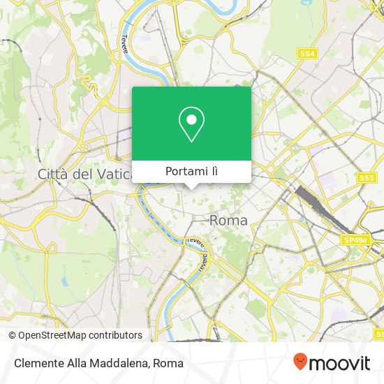 Mappa Clemente Alla Maddalena