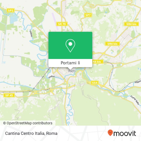 Mappa Cantina Centro Italia