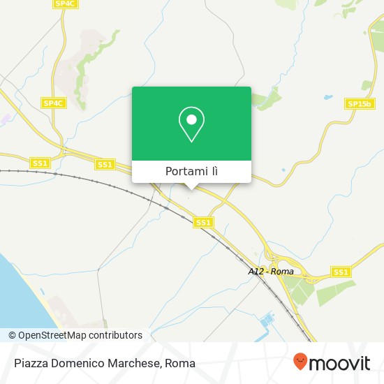 Mappa Piazza Domenico Marchese