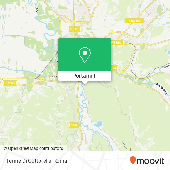 Mappa Terme Di Cottorella