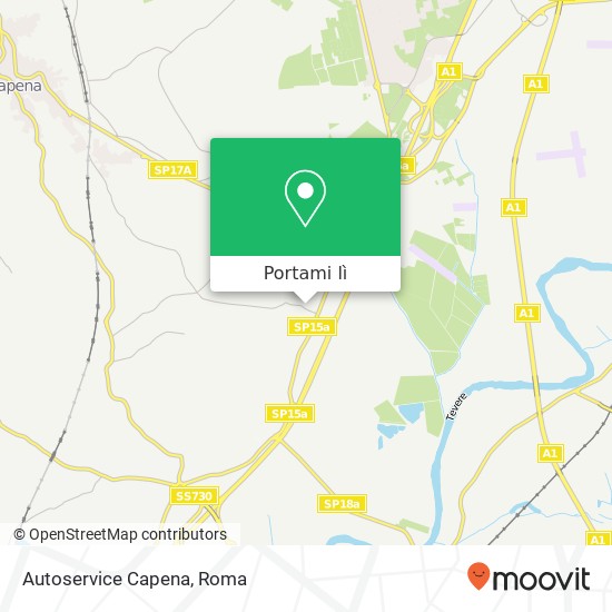 Mappa Autoservice Capena