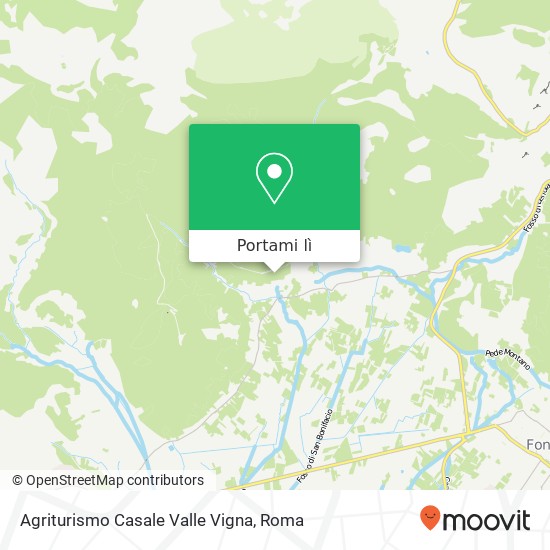 Mappa Agriturismo Casale Valle Vigna