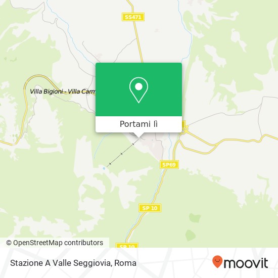 Mappa Stazione A Valle Seggiovia