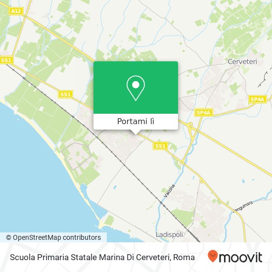 Mappa Scuola Primaria Statale Marina Di Cerveteri