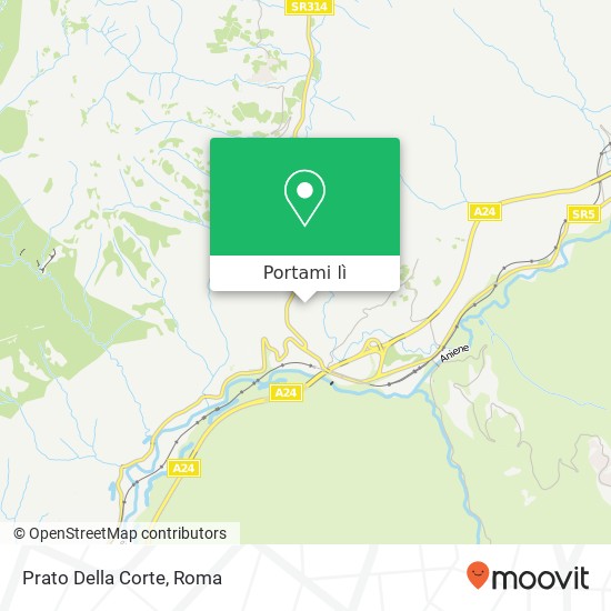 Mappa Prato Della Corte