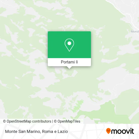 Mappa Monte San Marino