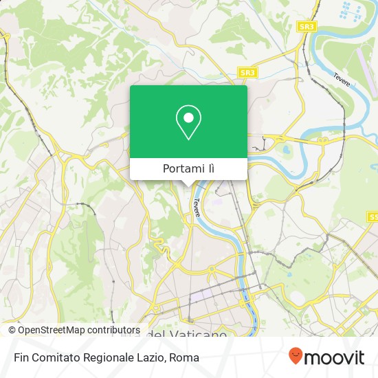 Mappa Fin Comitato Regionale Lazio