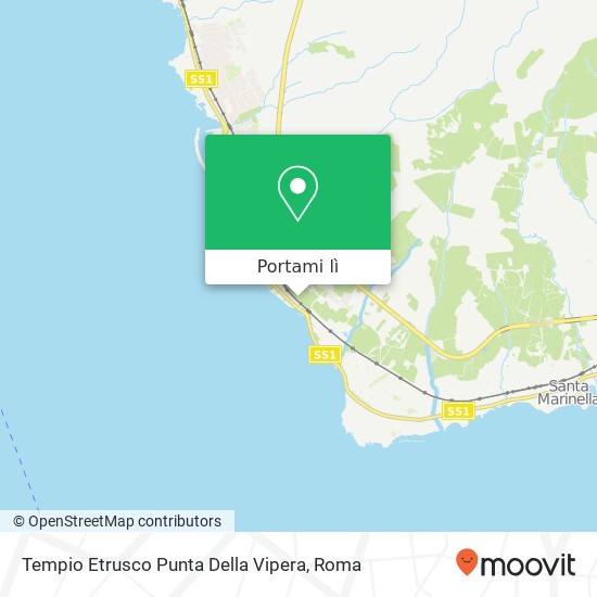 Mappa Tempio Etrusco Punta Della Vipera