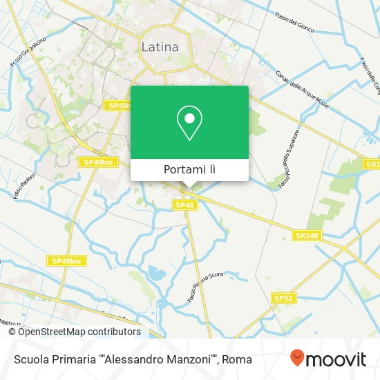 Mappa Scuola Primaria ""Alessandro Manzoni""