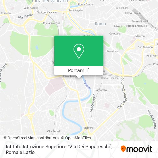 Mappa Istituto Istruzione Superiore “Via Dei Papareschi”