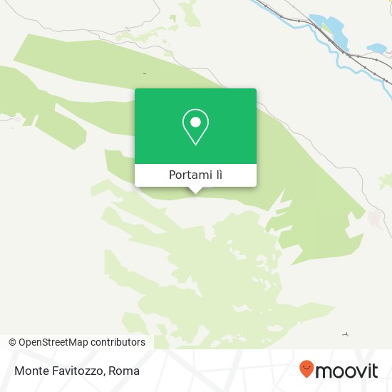 Mappa Monte Favitozzo