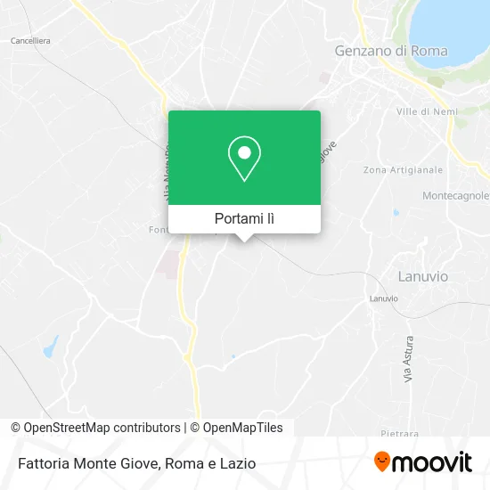 Mappa Fattoria Monte Giove