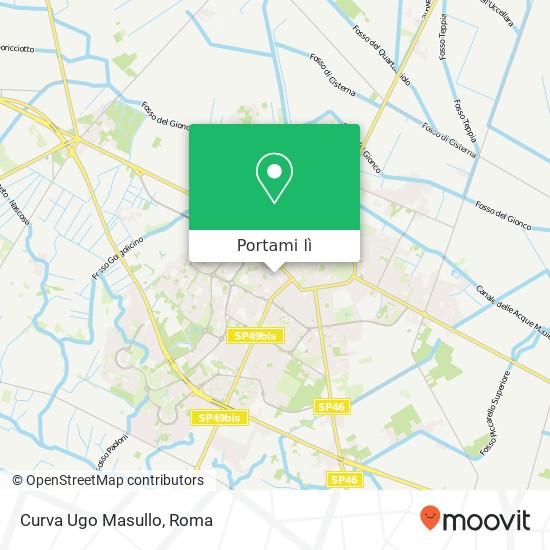 Mappa Curva Ugo Masullo