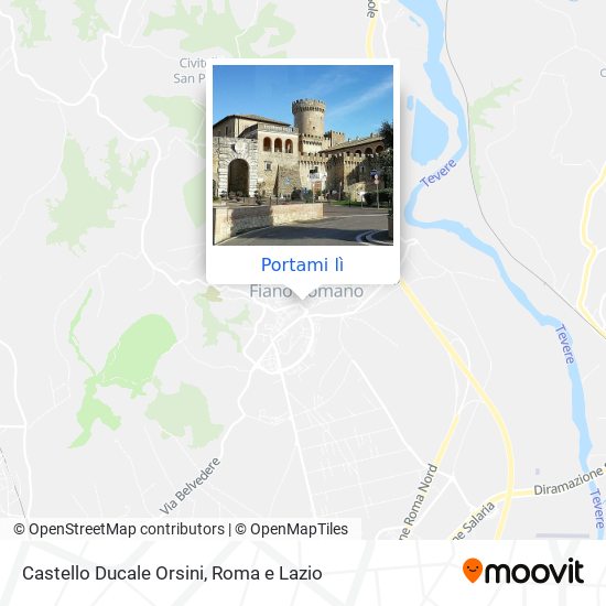 Mappa Castello Ducale Orsini
