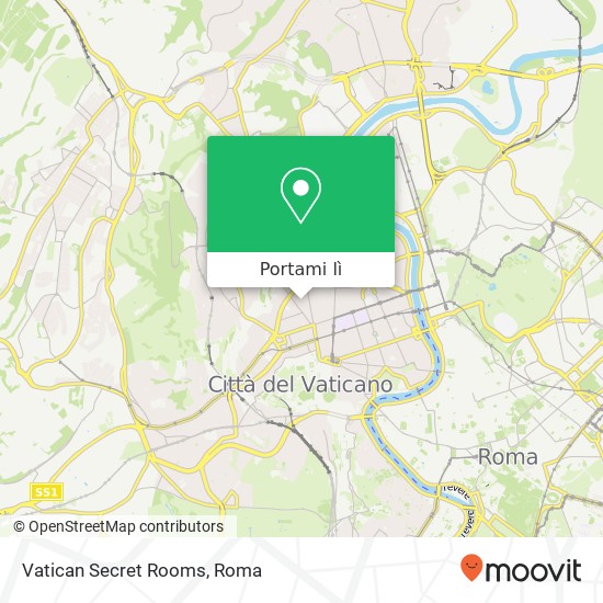 Mappa Vatican Secret Rooms
