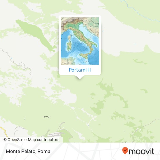 Mappa Monte Pelato