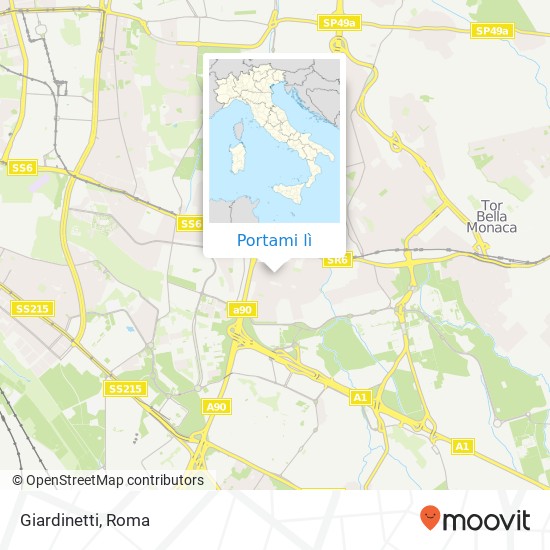 Mappa Giardinetti