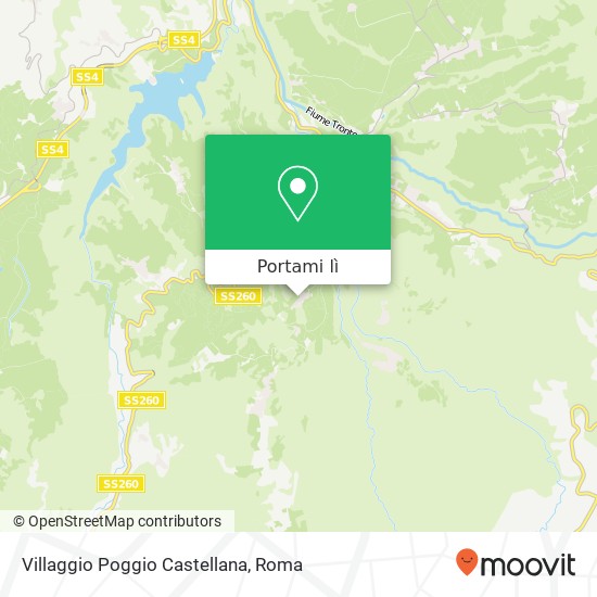 Mappa Villaggio Poggio Castellana