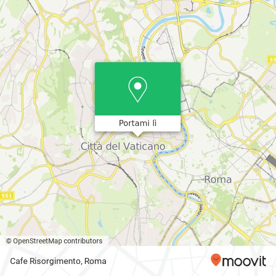 Mappa Cafe Risorgimento