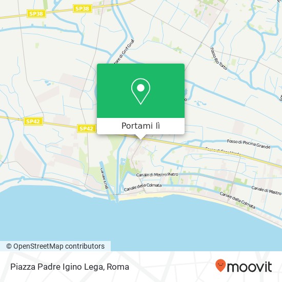 Mappa Piazza Padre Igino Lega