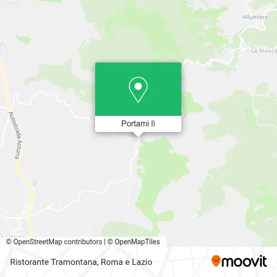 Mappa Ristorante Tramontana