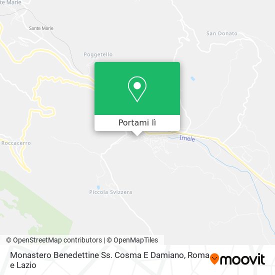 Mappa Monastero Benedettine Ss. Cosma E Damiano