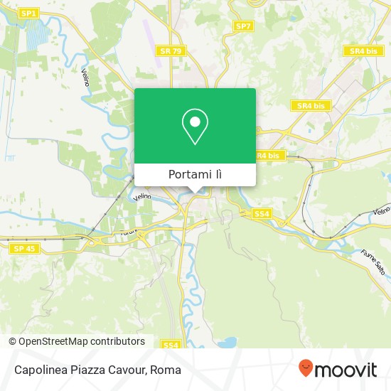Mappa Capolinea Piazza Cavour
