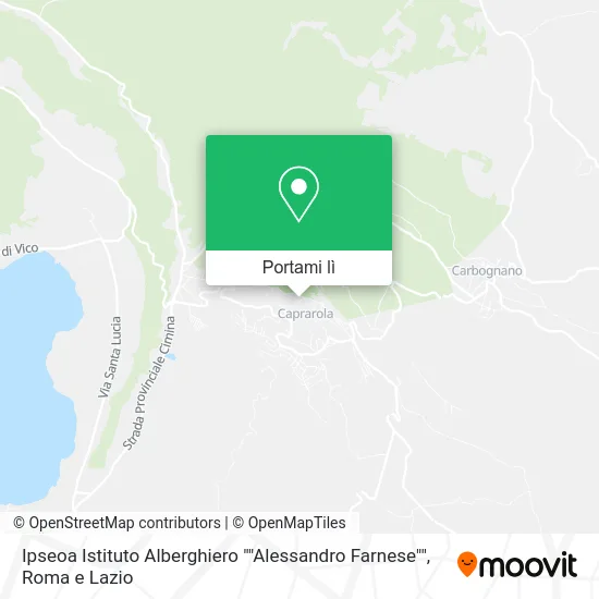 Mappa Ipseoa Istituto Alberghiero ""Alessandro Farnese""