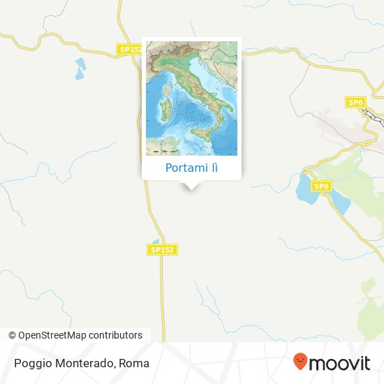 Mappa Poggio Monterado