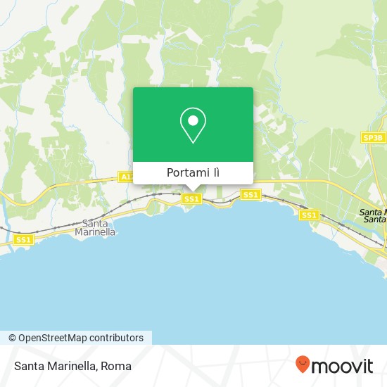 Mappa Santa Marinella