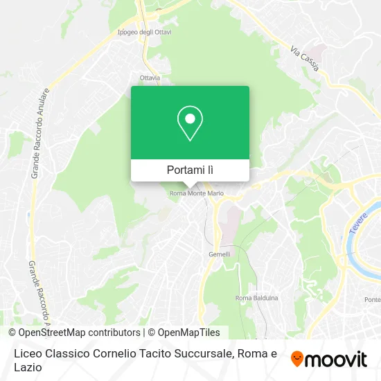 Mappa Liceo Classico Cornelio Tacito Succursale