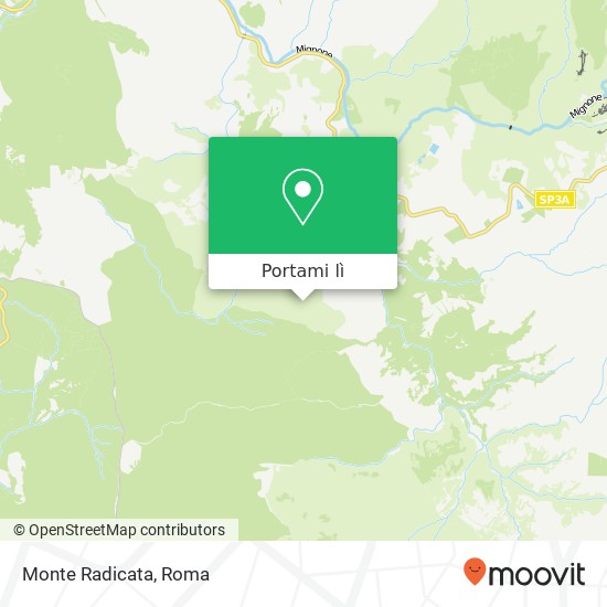 Mappa Monte Radicata