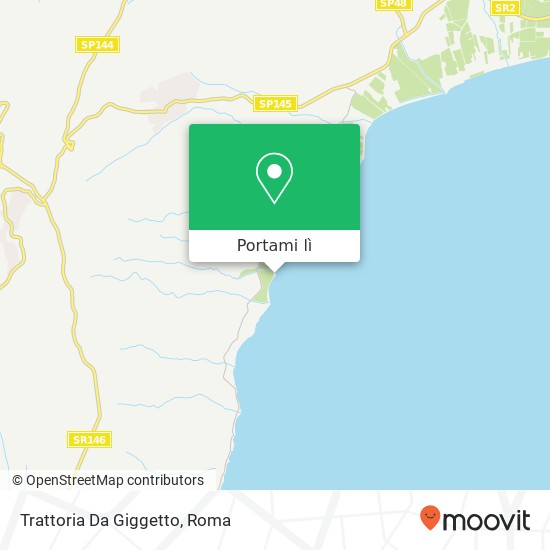 Mappa Trattoria Da Giggetto