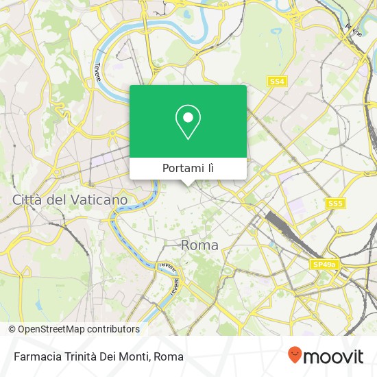 Mappa Farmacia Trinità Dei Monti