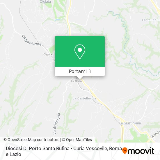 Mappa Diocesi Di Porto Santa Rufina - Curia Vescovile