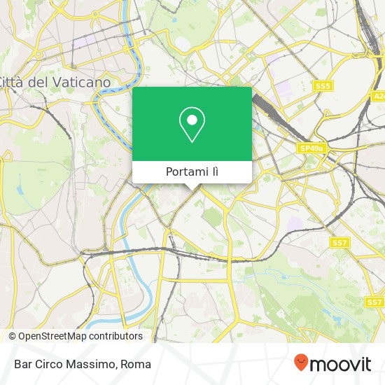 Mappa Bar Circo Massimo