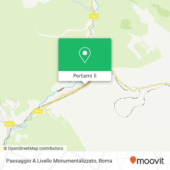 Mappa Passaggio A Livello Monumentalizzato