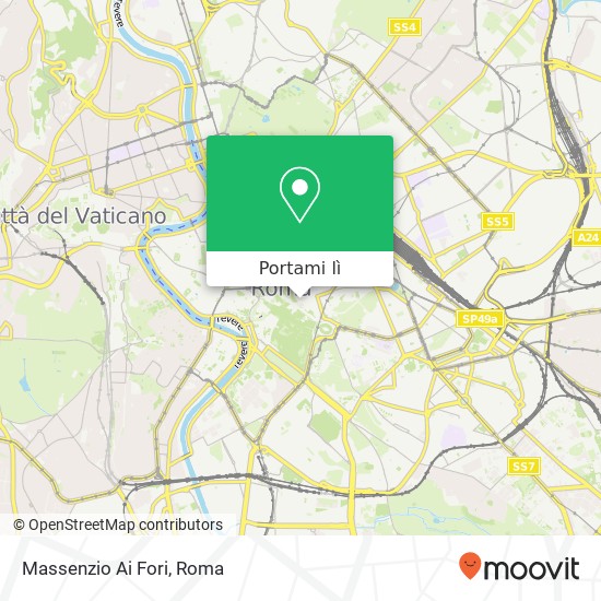 Mappa Massenzio Ai Fori